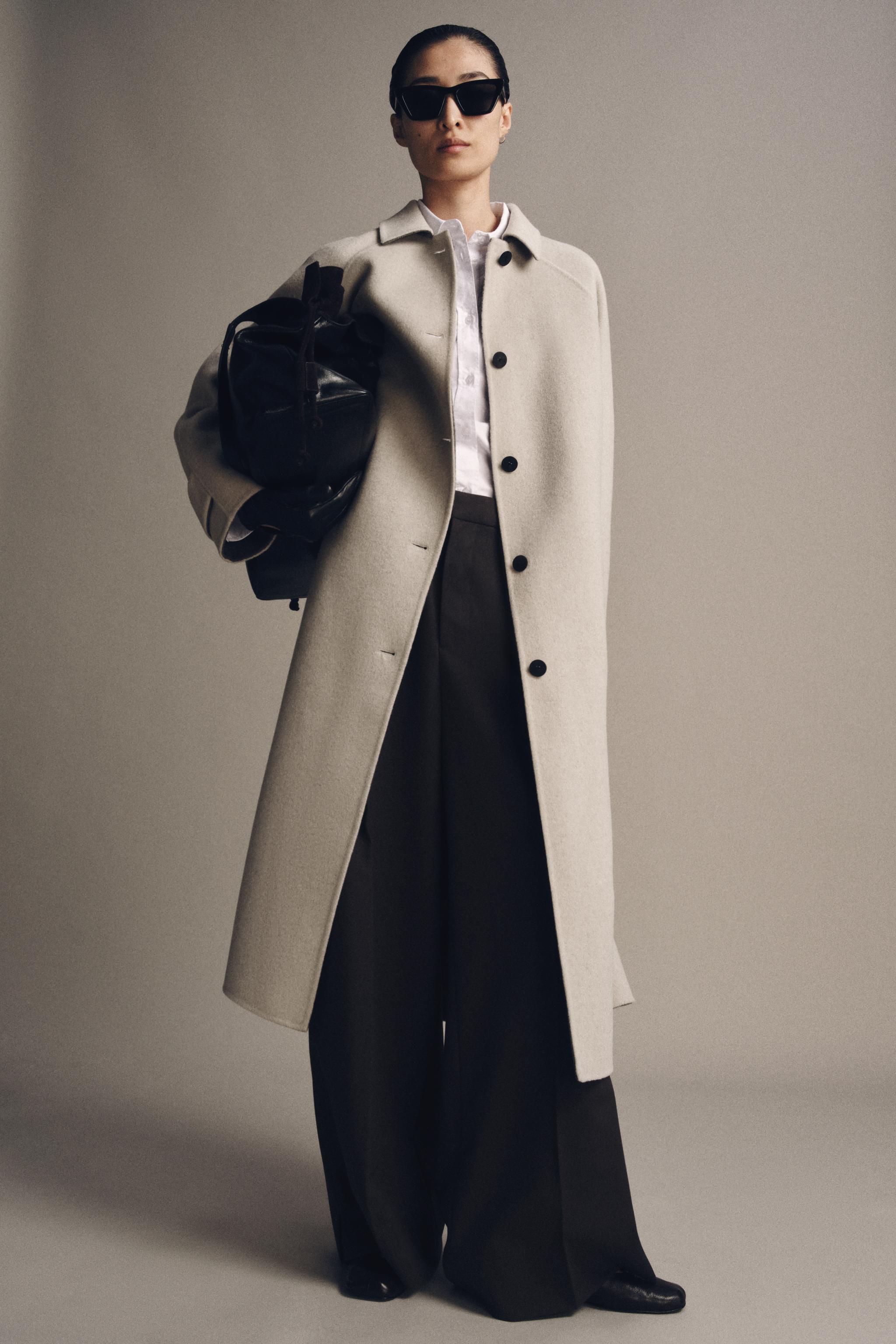 ZW COLLECTION LIMITED EDITION LONG WOOL BLEND COAT